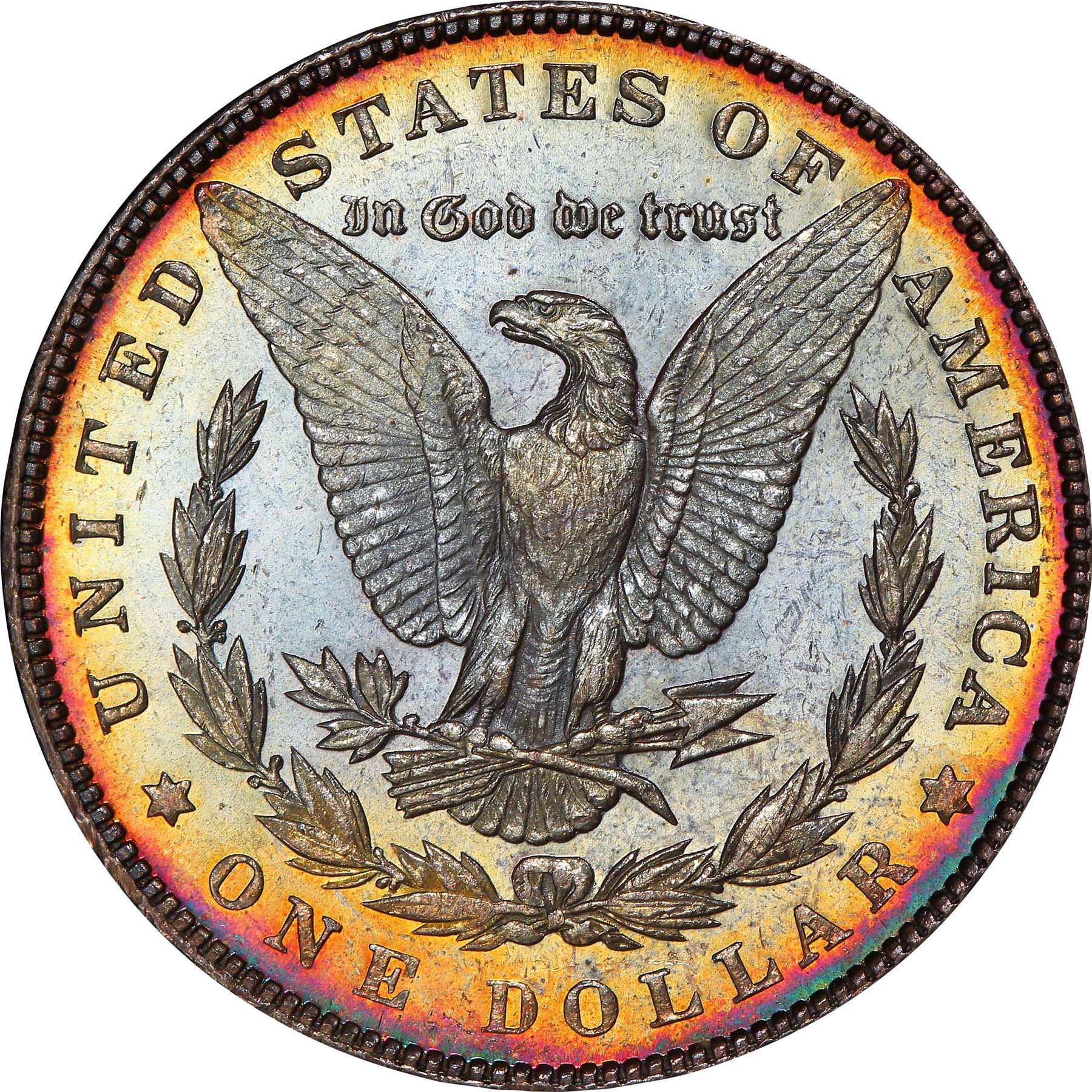 1885 Morgan Silver Dollar (Back)