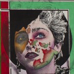 Martin Burgoyne (British/American, 1963-1986), original colored-pencil drawing of Madonna used for the 1983 Madonna record ‘Burning Up,’ 8 x 6¾in, from a spiral-bound portfolio of 12 original mixed-media colored pencil drawings, portfolio estimate $2,000-$4,000