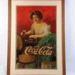 Rare, large 1909 Coca-Cola cardboard poster