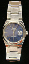 Killer Kowalski’s Rolex Oyster Perpetual wristwatch. Tonya A. Cameron Auctioneers image.