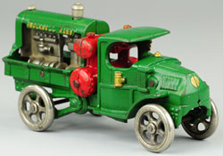 Hubley Ingersoll Rand cast-iron truck, $13,800. Bertoia Auctions image.