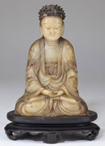 Carved Soapstone Buddha, Sold $17,825