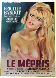 Brigitte Bardot movie poster, one of approximately 1,000 film posters – both American and international – to be auctioned. Don Presley Auction image.