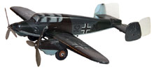 Rare 1934-35 Tippco Nazi plane with lithographed Mickey Mouse on both sides of nosecone. Mosby & Co. image.