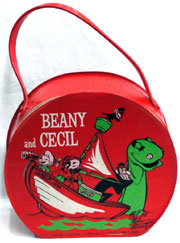 Beany and Cecil vinyl lunch kit. John W. Coker Auctions image.