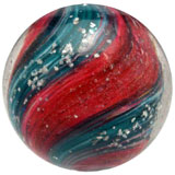 Four-paneled controlled mica onionskin marble, est. $2,000-$3,000. Morphy Auctions image.