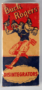 Buck Rogers firecrackers, 1937. Est. $300-$600. Morphy Auctions image.