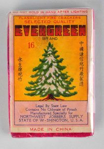 Evergreen 16-pack firecracker. Est. $500-$1,000. Morphy Auctions image.